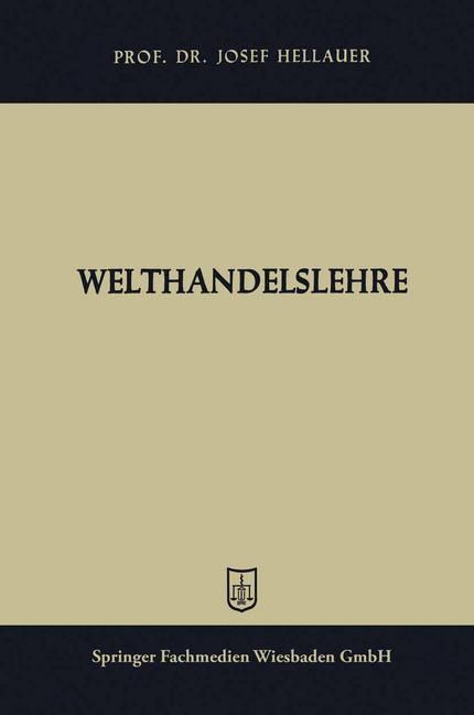 Produktbild: Welthandelslehre