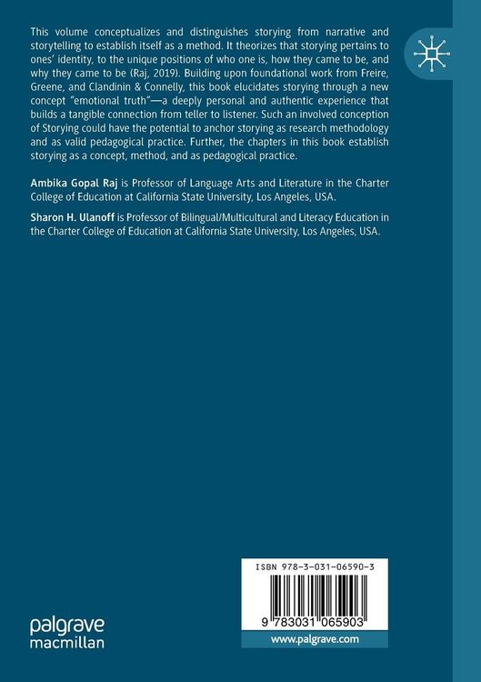 Produktbild: Storying a Reflexive Praxis for Pedagogy