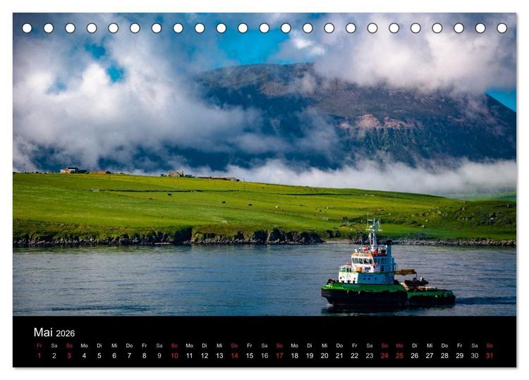 Produktbild: Schottlands Inseln (Tischkalender 2026 DIN A5 quer), CALVENDO Monatskalender