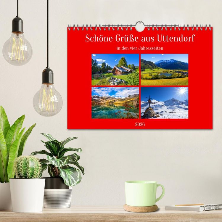 Produktbild: Sch&ouml;ne Gr&uuml;&szlig;e aus Uttendorf (Wandkalender 2026 DIN A4 quer), CALVENDO Monatskalender