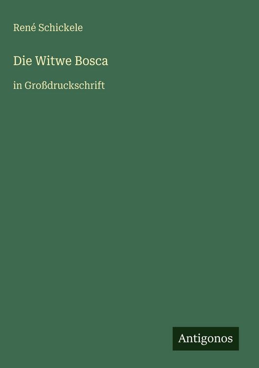 Produktbild: Die Witwe Bosca