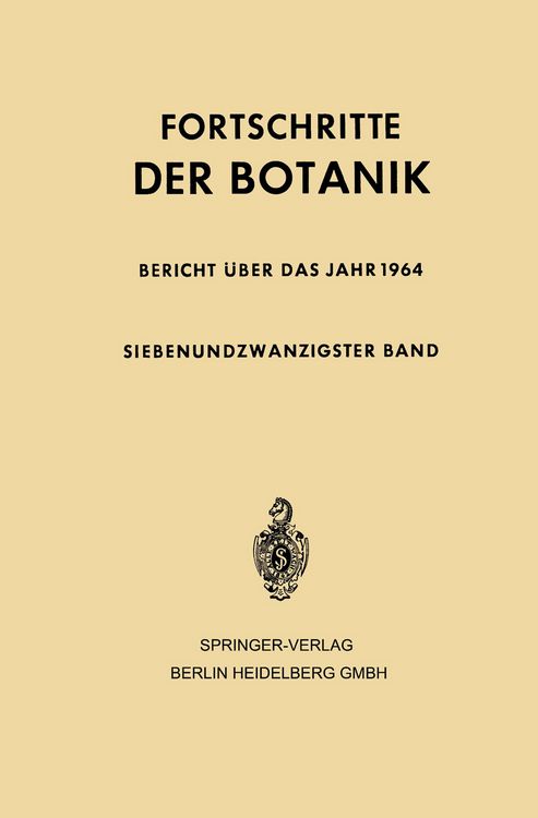 Produktbild: Fortschritte der Botanik