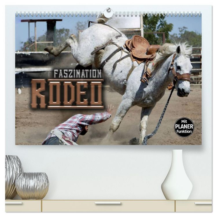 Produktbild: Faszination Rodeo (hochwertiger Premium Wandkalender 2026 DIN A2 quer), Kunstdruck in Hochglanz
