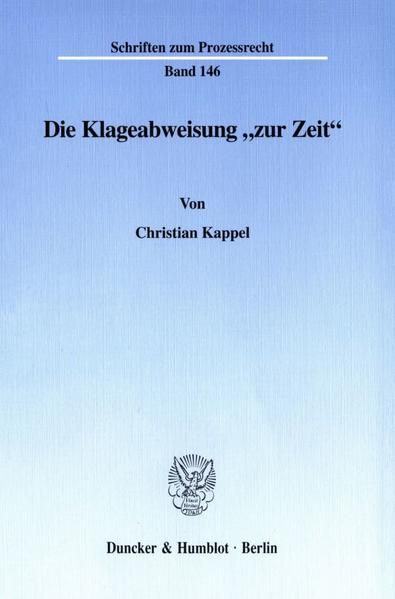 Produktbild: Die Klageabweisung "zur Zeit".