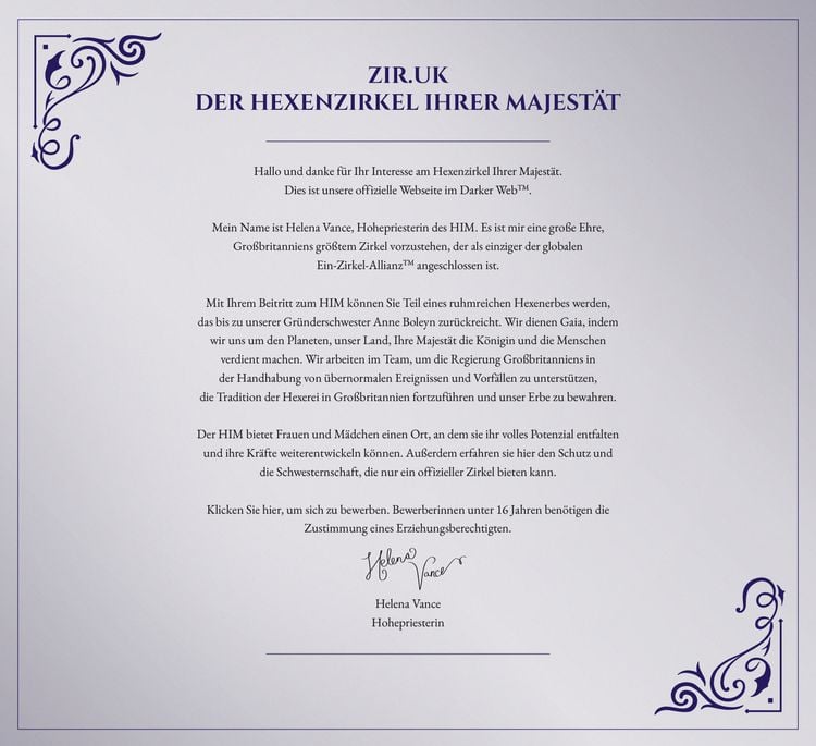 Produktbild: Der Hexenzirkel Ihrer Majest&auml;t. Das begabte Kind