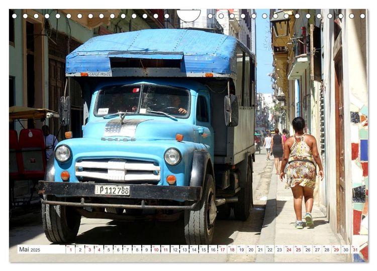 Produktbild: LKW Veteranen - Oldtimer der Marke Dodge in Kuba (Wandkalender 2025 DIN A4 quer), CALVENDO Monatskalender