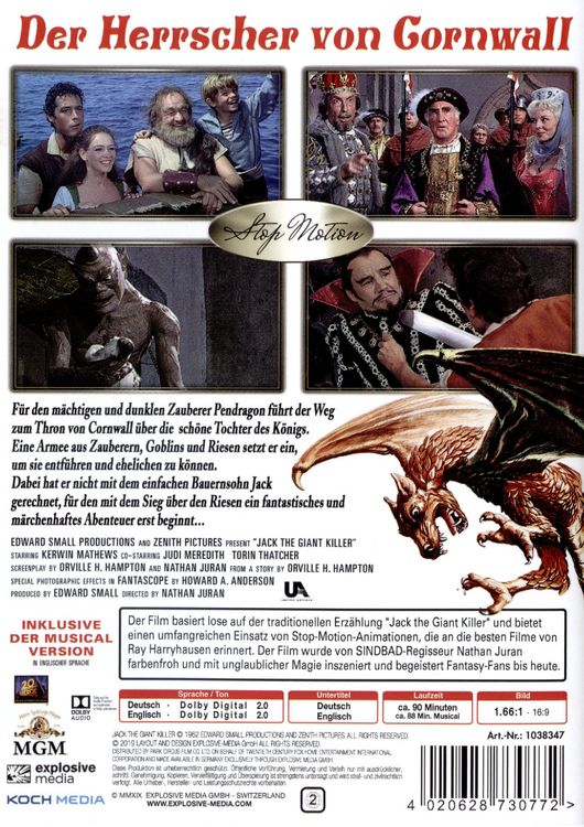 Produktbild: Der Herrscher von Cornwall (Jack the Giant Killer)