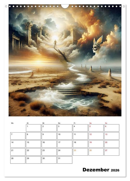 Produktbild: Treppen der Illusionen (Wandkalender 2026 DIN A3 hoch), CALVENDO Monatskalender