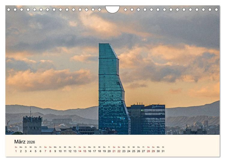 Produktbild: Tiflis - Die Metropole Georgiens (Wandkalender 2026 DIN A4 quer), CALVENDO Monatskalender