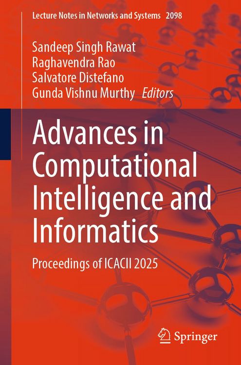 Produktbild: Advances in Computational Intelligence and Informatics