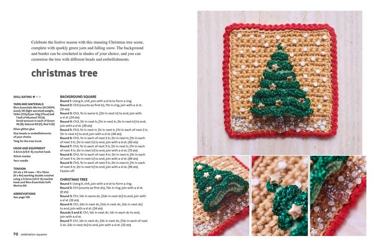 Produktbild: Crocheted Squares: 35 patterns to make