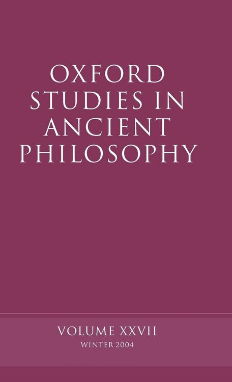 Produktbild: Oxford Studies in Ancient Philosophy