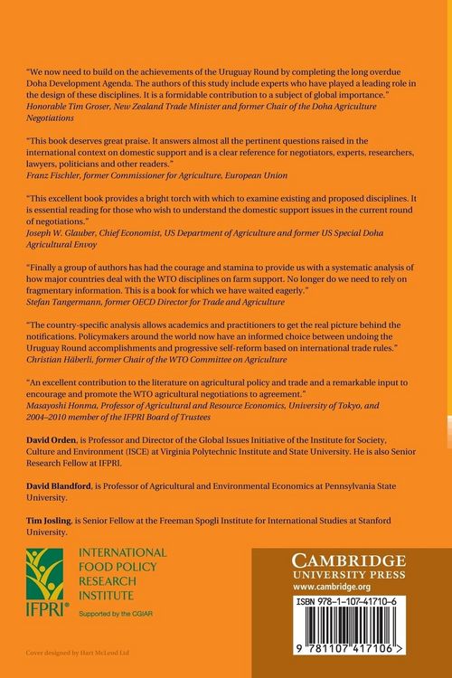 Produktbild: Wto Disciplines on Agricultural Support