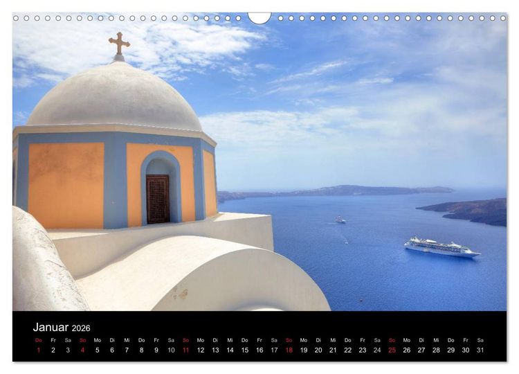 Produktbild: Die Kykladen (Wandkalender 2026 DIN A3 quer), CALVENDO Monatskalender