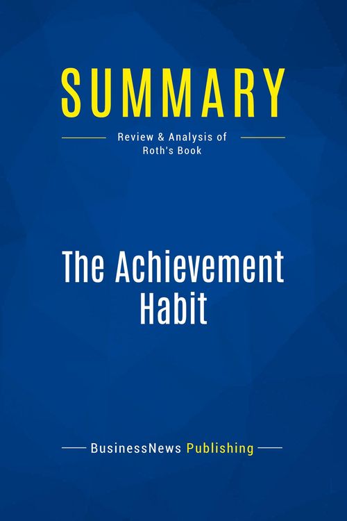 Produktbild: Summary: The Achievement Habit