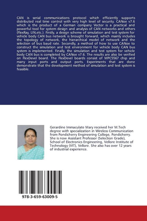 Produktbild: Simulation and Test-System of Vehicle Body CAN Bus - A Project Report
