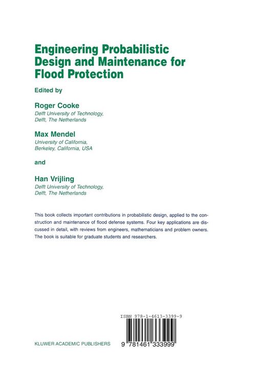 Produktbild: Engineering Probabilistic Design and Maintenance for Flood Protection