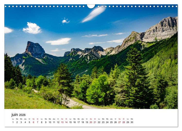 Produktbild: Les chemins du Vercors (Calendrier mural 2026 DIN A3 vertical), CALVENDO calendrier mensuel