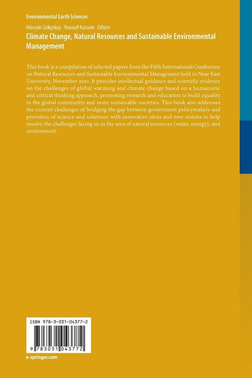 Produktbild: Climate Change, Natural Resources and Sustainable Environmental Management