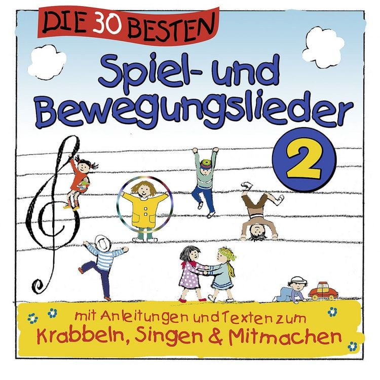 Produktbild: Die 30 besten Spiel- und Bewegungslieder 2