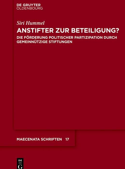 Produktbild: Anstifter zur Beteiligung?