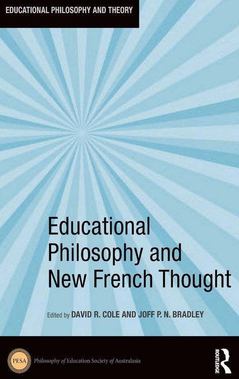 Produktbild: Educational Philosophy and New French Thought