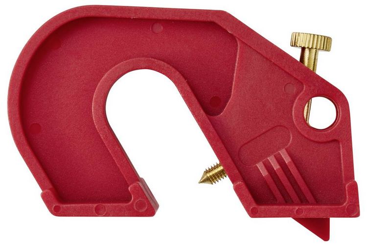 Produktbild: Sygonix SY-6872536 Verriegelung 54mm Rot Verriegelung Leistungsschalter S18 bis 20mm
