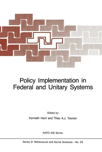 Produktbild: Policy Implementation in Federal and Unitary Systems
