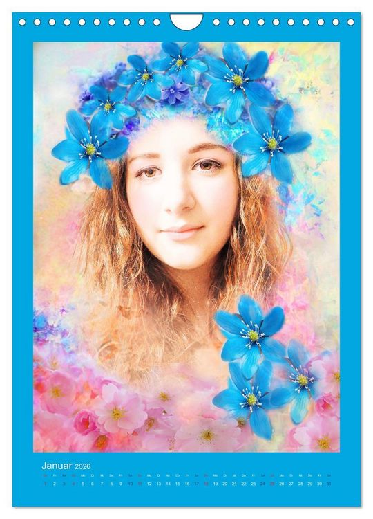 Produktbild: Blumen Melodie (Wandkalender 2026 DIN A4 hoch), CALVENDO Monatskalender