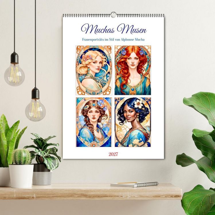 Produktbild: Muchas Musen (Wandkalender 2027 DIN A2 hoch), CALVENDO Monatskalender
