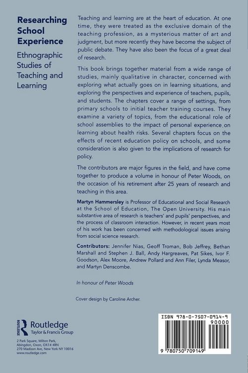 Produktbild: Researching School Experience