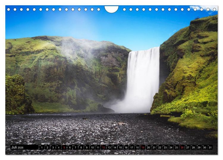 Produktbild: ISLAND 2026 - Faszinierende Landschaften (Wandkalender 2026 DIN A4 quer), CALVENDO Monatskalender