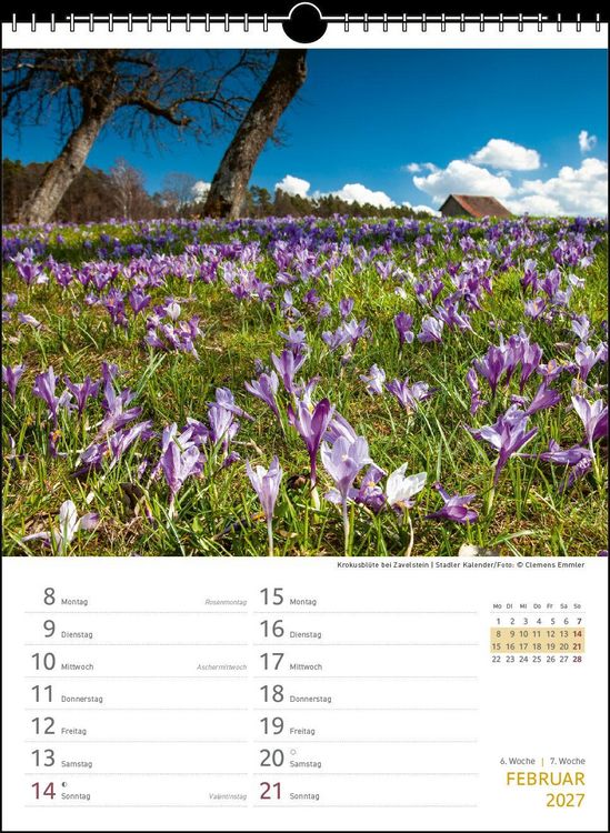 Produktbild: Zwei-Wochenplaner Schwarzwald 2027