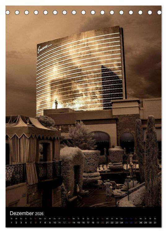 Produktbild: LAS VEGAS (Tischkalender 2026 DIN A5 hoch), CALVENDO Monatskalender