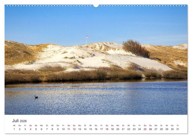 Produktbild: Amrum - Perle der Nordsee (hochwertiger Premium Wandkalender 2026 DIN A2 quer), Kunstdruck in Hochglanz