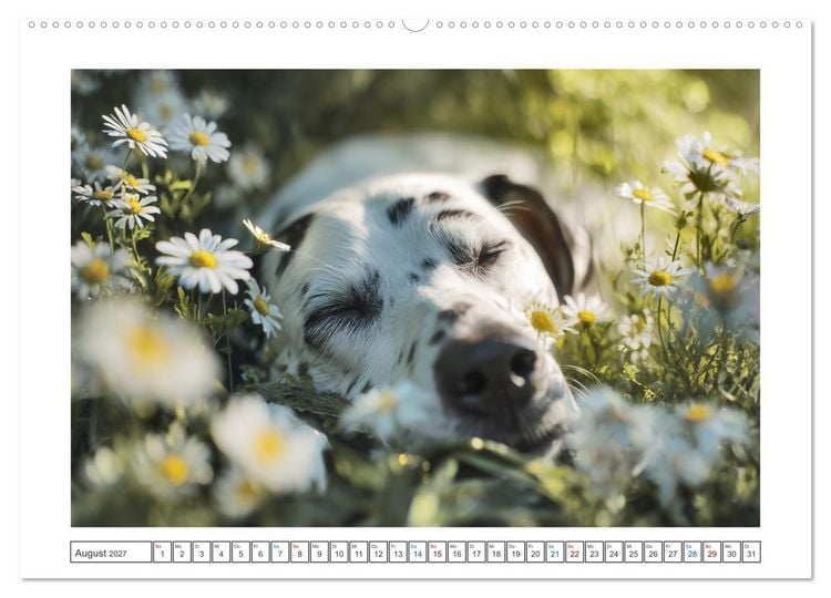 Produktbild: WUFF und WOW (hochwertiger Premium Wandkalender 2027 DIN A2 quer), Kunstdruck in Hochglanz