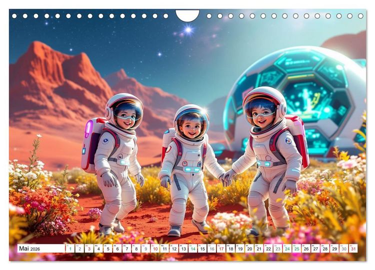 Produktbild: Neuer Morgen Mars (Wandkalender 2026 DIN A4 quer), CALVENDO Monatskalender