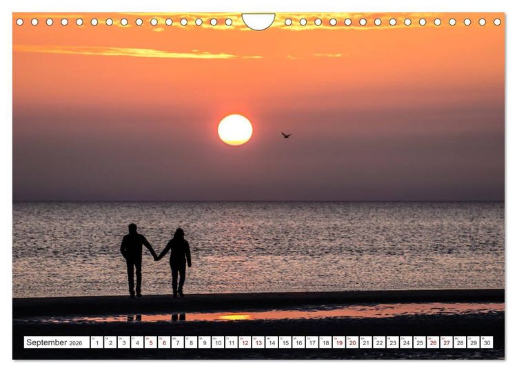Produktbild: ST. PETER ORDING Strand und Meer (Wandkalender 2026 DIN A4 quer), CALVENDO Monatskalender