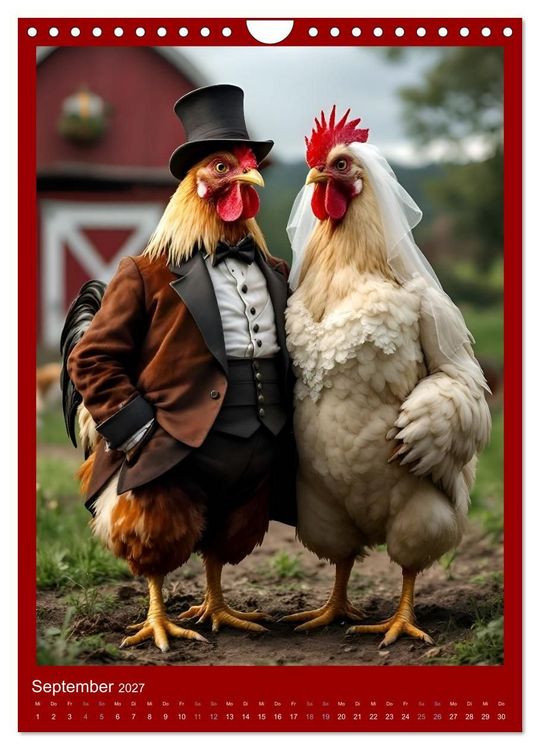 Produktbild: Nicht nur ein Vogel wollte Hochzeit halten (Wandkalender 2027 DIN A4 hoch), CALVENDO Monatskalender