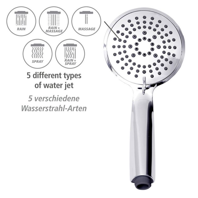 Produktbild: Duschsystem Mod. Young Eco mit Thermostat-Armatur Chrom, inkl. 2 Watersaving Regulatoren