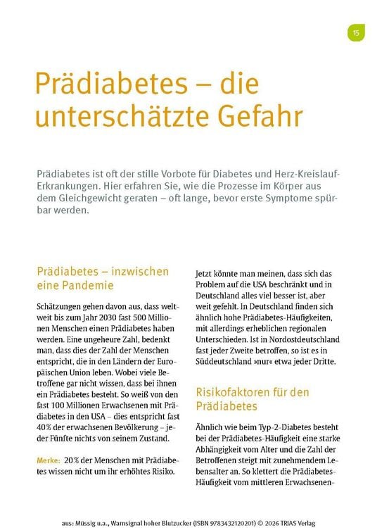 Produktbild: Warnsignal hoher Blutzucker