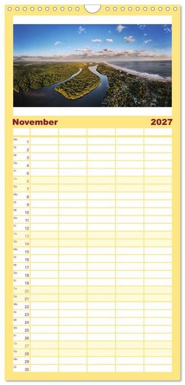 Produktbild: Familienplaner 2027 - El Salvador - Unber&uuml;hrte und wundersch&ouml;ne Natur. mit 5 Spalten (Wandkalender, 21 x 45 cm) CALVENDO