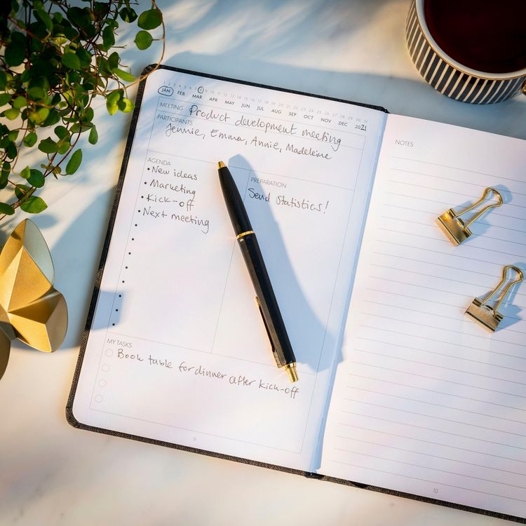 Produktbild: Burde Meeting Journal Undatiert