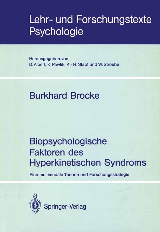 Produktbild: Biopsychologische Faktoren des Hyperkinetischen Syndroms