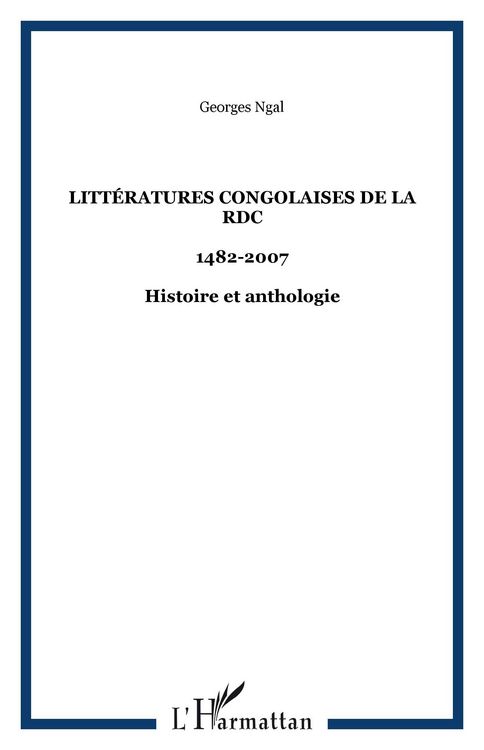 Produktbild: Litteratures congolaises de la RDC