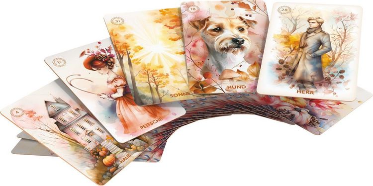 Produktbild: Autumn&acute;s Embrace Lenormand DE - 38 Lenormand-Karten und Booklet