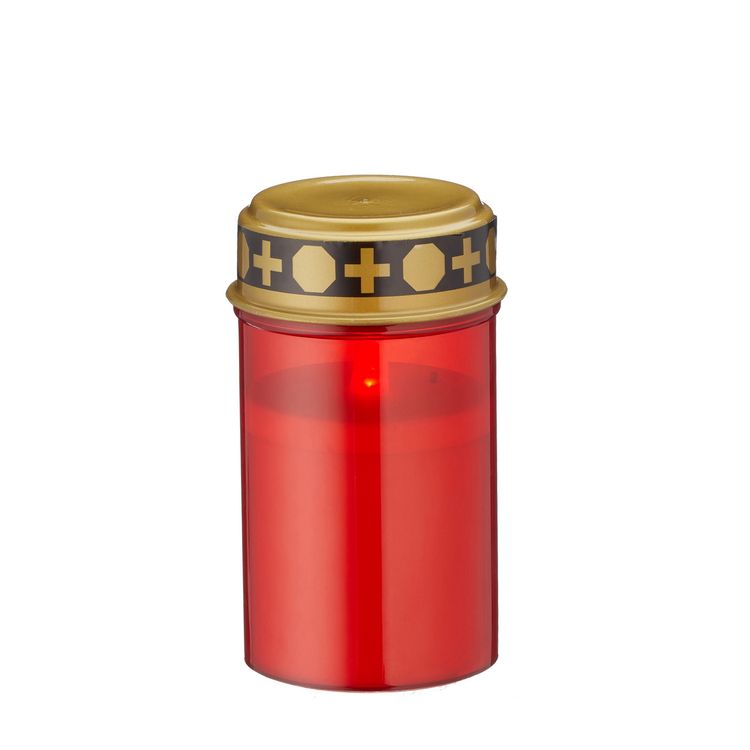 Produktbild: HTI-Living LED Grablicht, flackernd, Rot 6,8 x 12 cm LED Grablicht, flackernd, Rot 6,8 x 12 cm