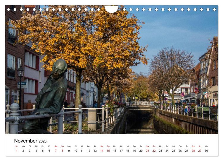 Produktbild: Buxtehude - Eine Perle in Niedersachsen (Wandkalender 2026 DIN A4 quer), CALVENDO Monatskalender