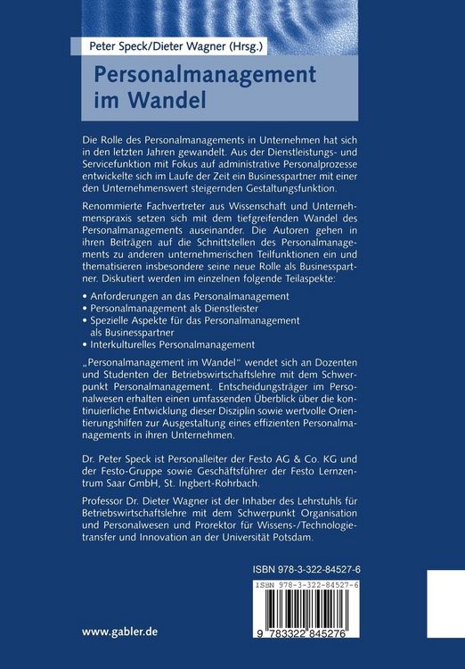 Produktbild: Personalmanagement im Wandel