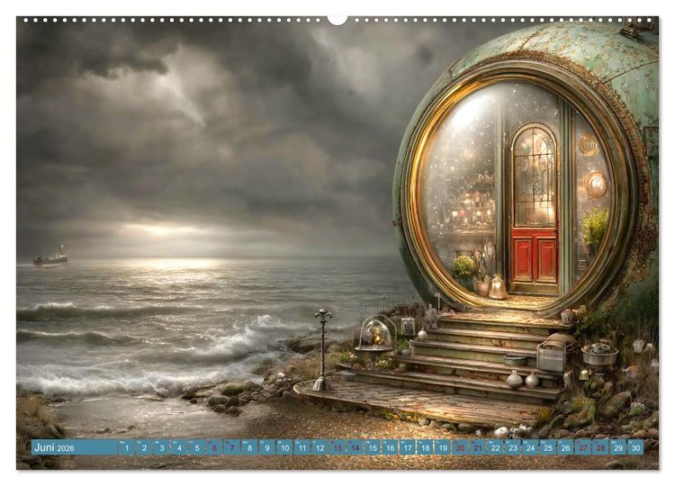 Produktbild: Zwischen Licht und Stille - Tr&auml;ume aus Licht und Form (hochwertiger Premium Wandkalender 2026 DIN A2 quer), Kunstdruck in Hochglanz